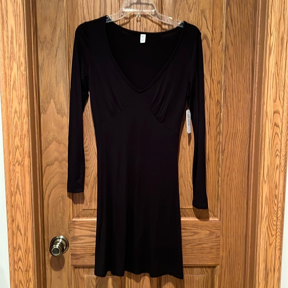 NWT BP Black Long Sleeve Dress XS
